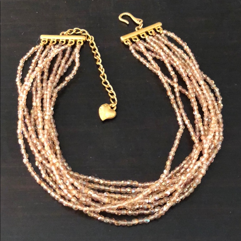 Authentic Vintage Carolee Crystal Choker Necklace